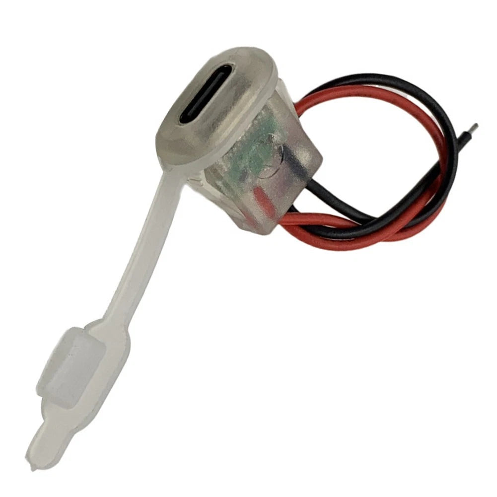 2-Pin Type C Input Socket with LED Light Plate for