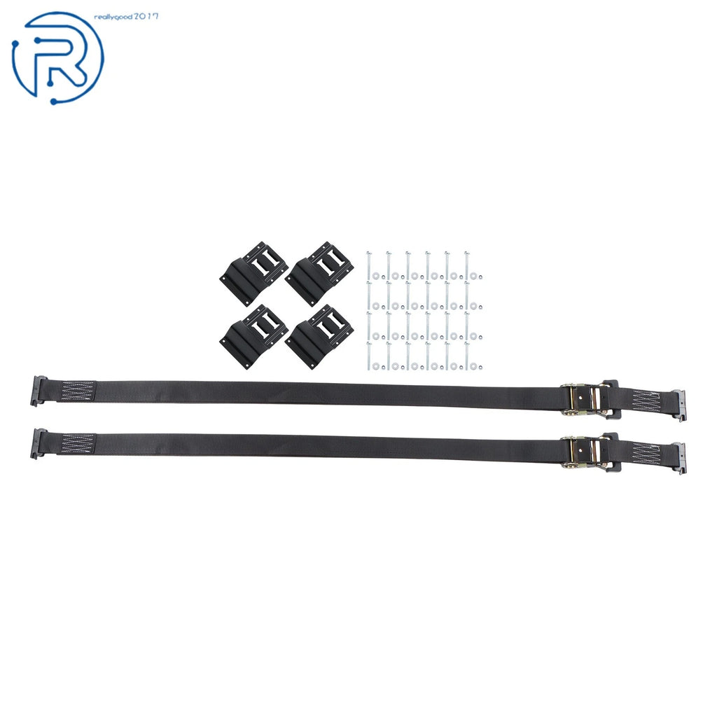 Set of 4 Trailer Ratchet Straps for UTV ATV