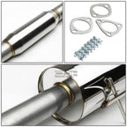 Rolled Muffler Tip for Honda Civic 3Dr (1992–1995) - Stainless Racing Catback