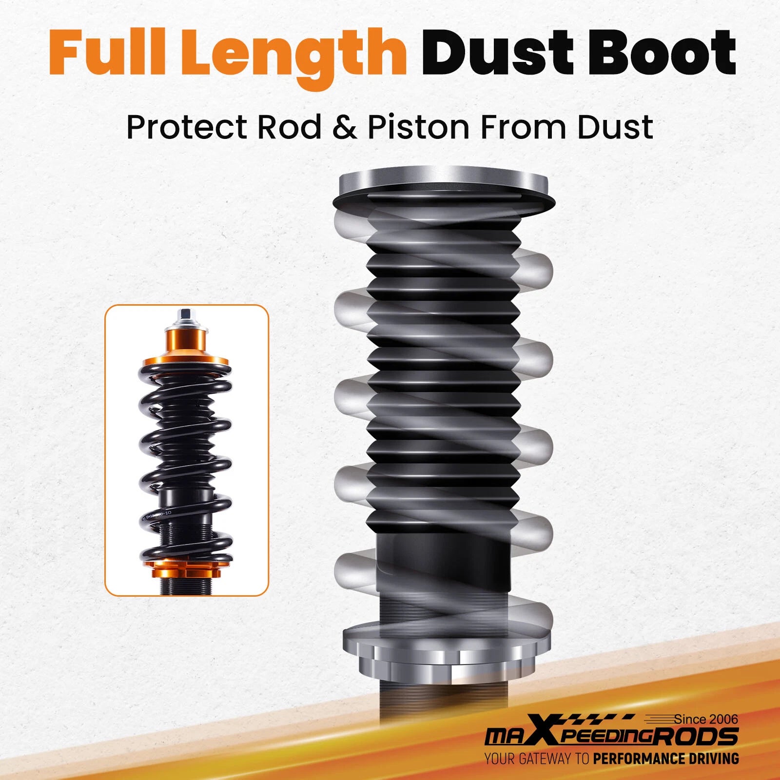 Adjustable Coilovers Suspension Lowering Kit for Honda Fit (2006-2008)
