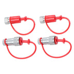 Set of 2 Ag Hydraulic Quick Connect Couplers for Pioneer Style ISO 5675
