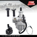 Carburetor for Honda XR100R CRF100F (2000–2023) with Handlebar Grips & Throttle Cable