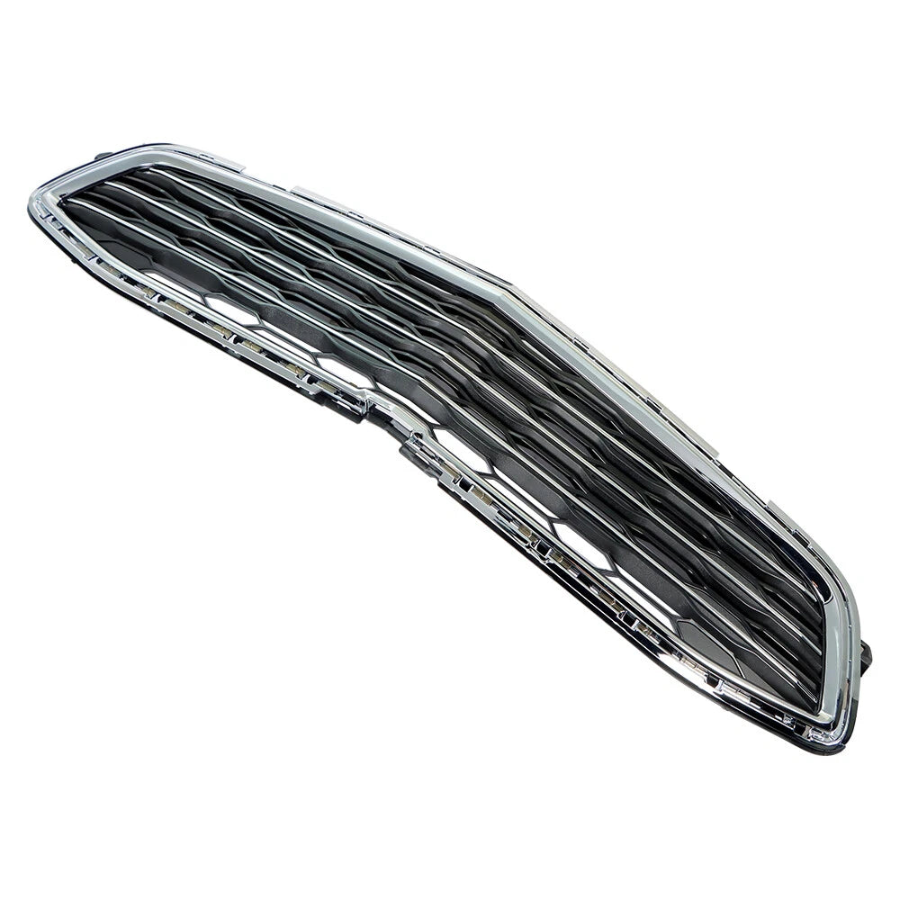 Front Grille Bumper Center for Chevrolet Malibu (2016–2018) Chrome Black