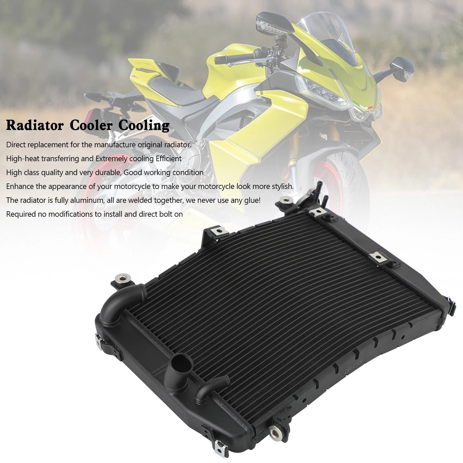 Aluminium Engine Radiator Cooler for Aprilia RS660 Tuono 660 (2020–2023)