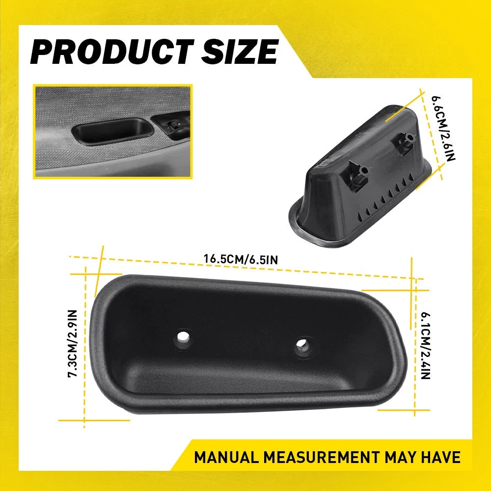 Pair of Door Pull Handle Cups for Dodge Ram 1500 2500 3500 (1994–2001)