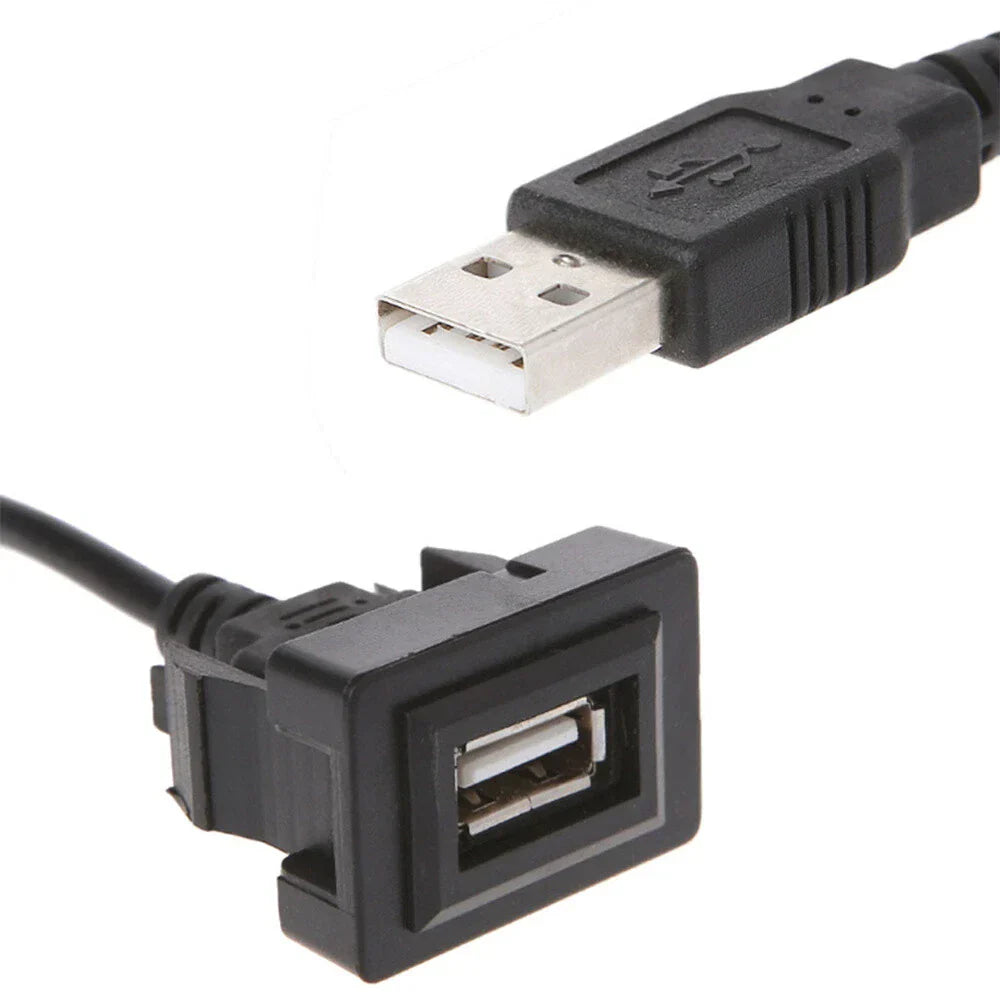 USB Port Panel Extension Cable Adapter for Toyota Corolla (2014-2023)