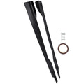 Black Side Panel ABS Extension for Dodge Charger SRT GT Scat Pack (2015–2023)