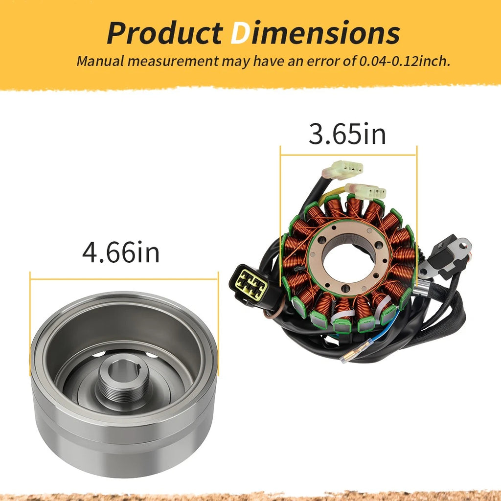 Flywheel Rotor Stator w/Gasket for Polaris Predator 500 (2003–2004) 3088055 3088159