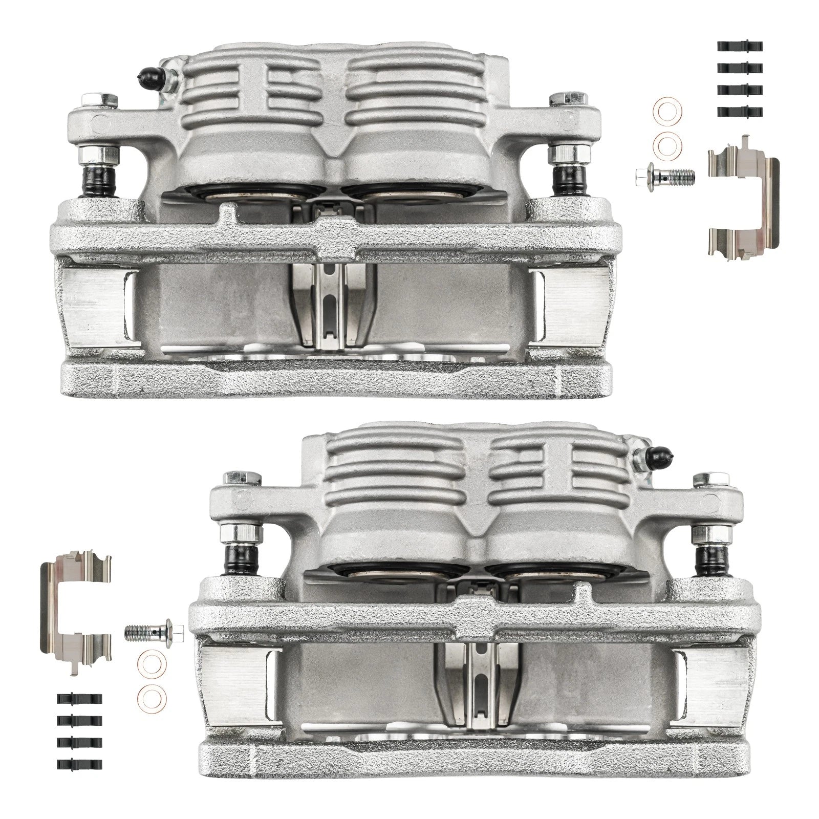 2x Front Brake Caliper with Bracket for Chevrolet Trailblazer (2002–2009)