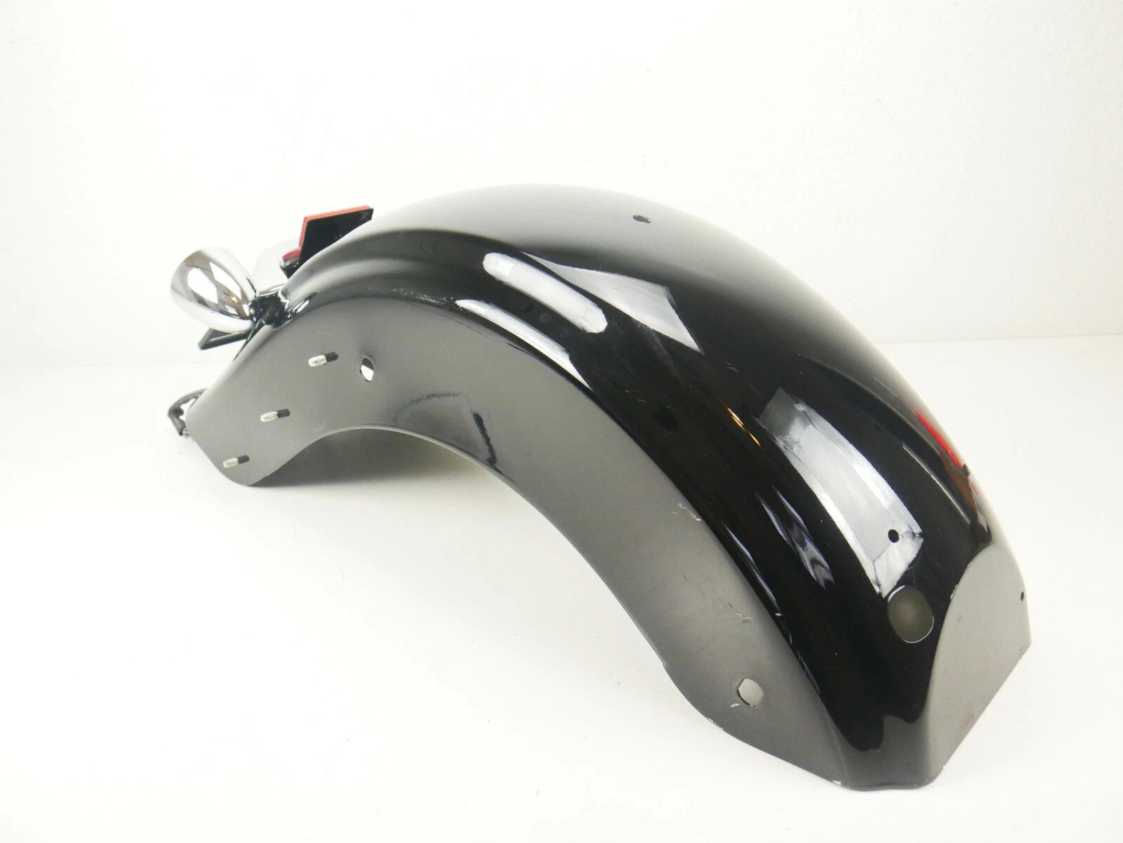 Rear Fender with Brake Light for Harley Ultra Limited (2009–2023) Vivid Black