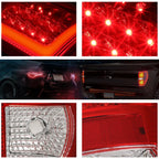 Red 3D LED L-Bar Tail Light for Ford Super Duty (2008–2016)