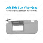 Front Left Sun Visor for Hyundai Getz (2002–2011) Gray