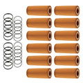 Set of 12 Replacement Oil Filters for Audi Porsche VW 3.0L