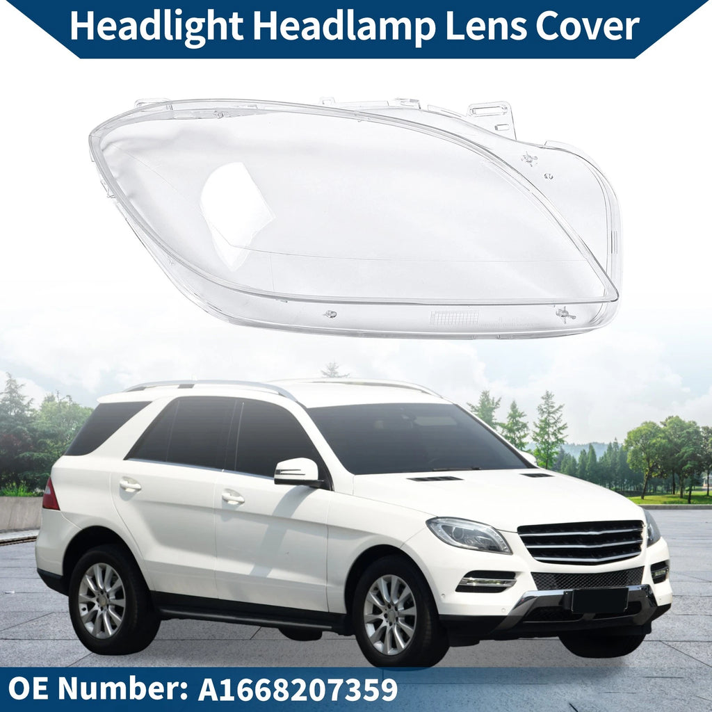 1 Pc Front Right Headlight Lens Cover for Mercedes-Benz ML350 (2012–2015) No.A1668207359