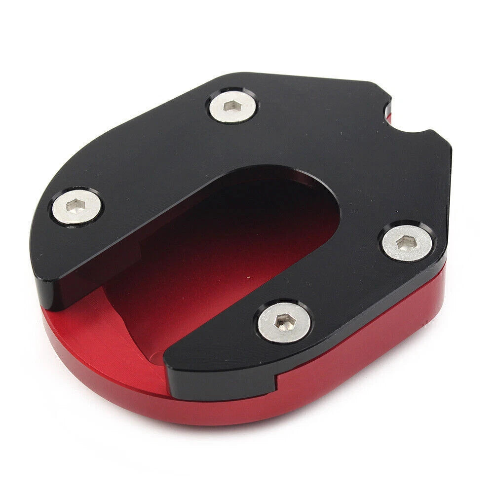 Red Kickstand Side Stand Enlarger Pad for Honda Forza 125 250 300 350 (2018–2021)