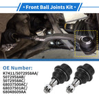 2X Front Lower Ball Joints for Dodge Ram 1500 (2002–2005) No.K7411/5072958AA