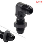 10AN Male to Male Flare 90�� Union Bulkhead Adapter Fitting for Car