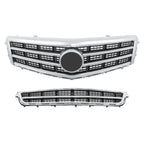 Set of 2 Grilles for Cadillac ATS (2013-2014) Front Upper & Lower