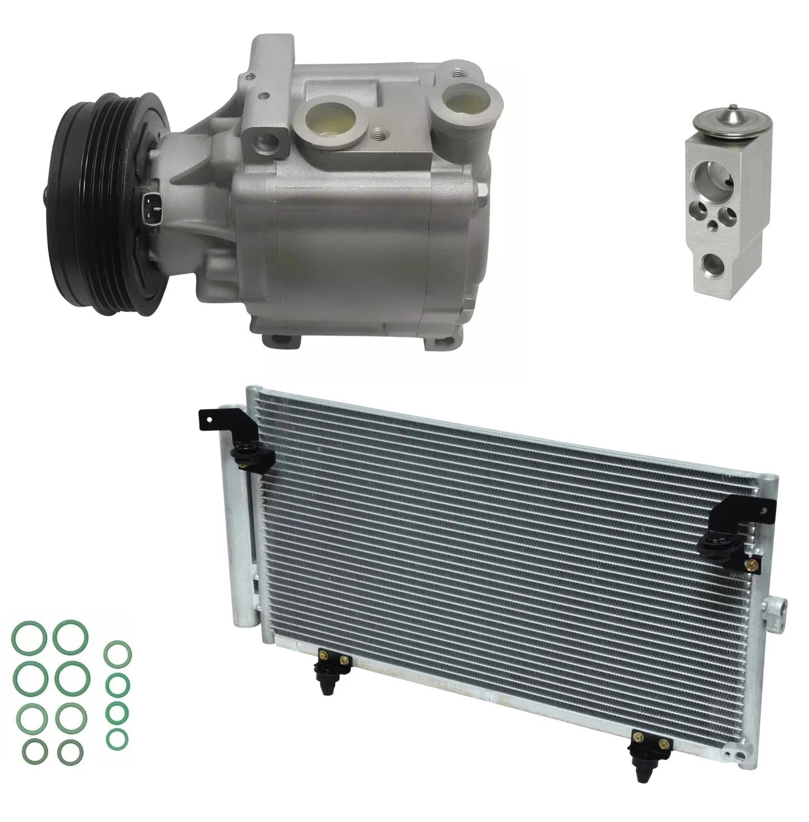 AC Compressor Kit with Condenser for Subaru Legacy 2.5L (2007–2009)
