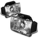 Set of 2 Fog Light Lamps for Chevy Colorado GMC Canyon Isuzu I-290 I-370 (2004–2012) Chrome