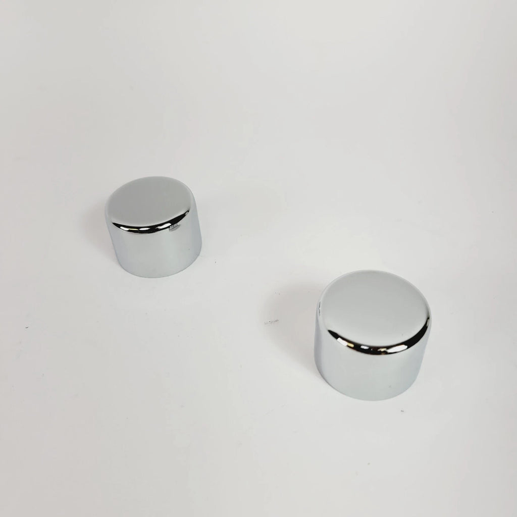 Chrome Short Rear Docking Hardware Cover Kit for Harley Softail & Dyna (2000–2023) 48218-10