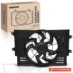 Cooling Fan Assembly with Control Module for Hyundai Elantra Kia Forte 