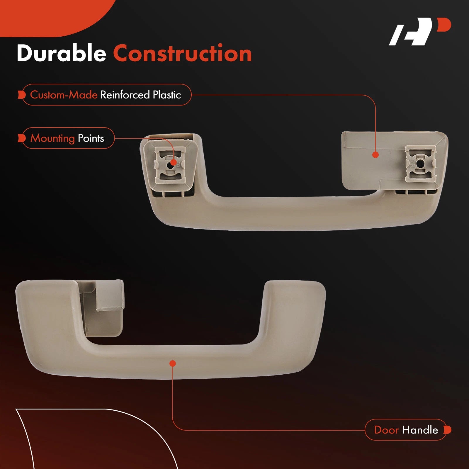 Rear Right Interior Door Handle for Ford Fusion Lincoln MKZ (2006–2020)