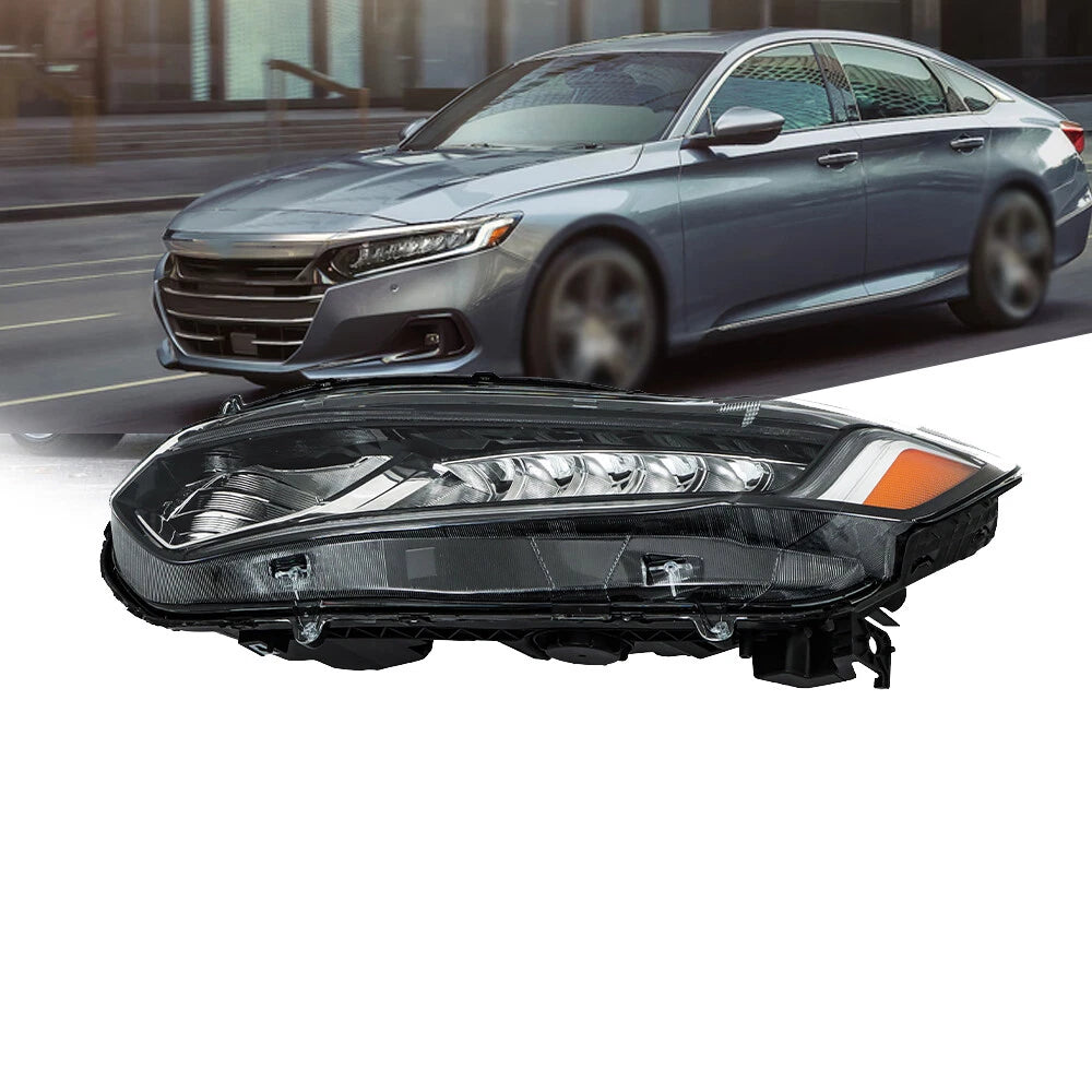 Headlight Assembly for Honda Accord (2018â2021) Left Driver Side Halogen