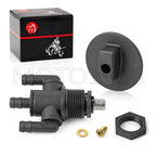 3-Way Fuel Tank Valve Petcock & Knob Nut for Polaris Scrambler 400 (1998–2002)
