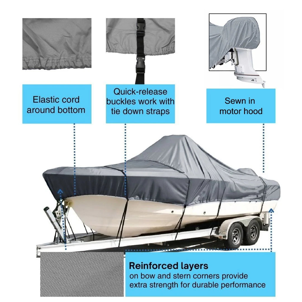Hurricane Center Console Storage Cover for 21 OB (Trailerable, Waterproof)