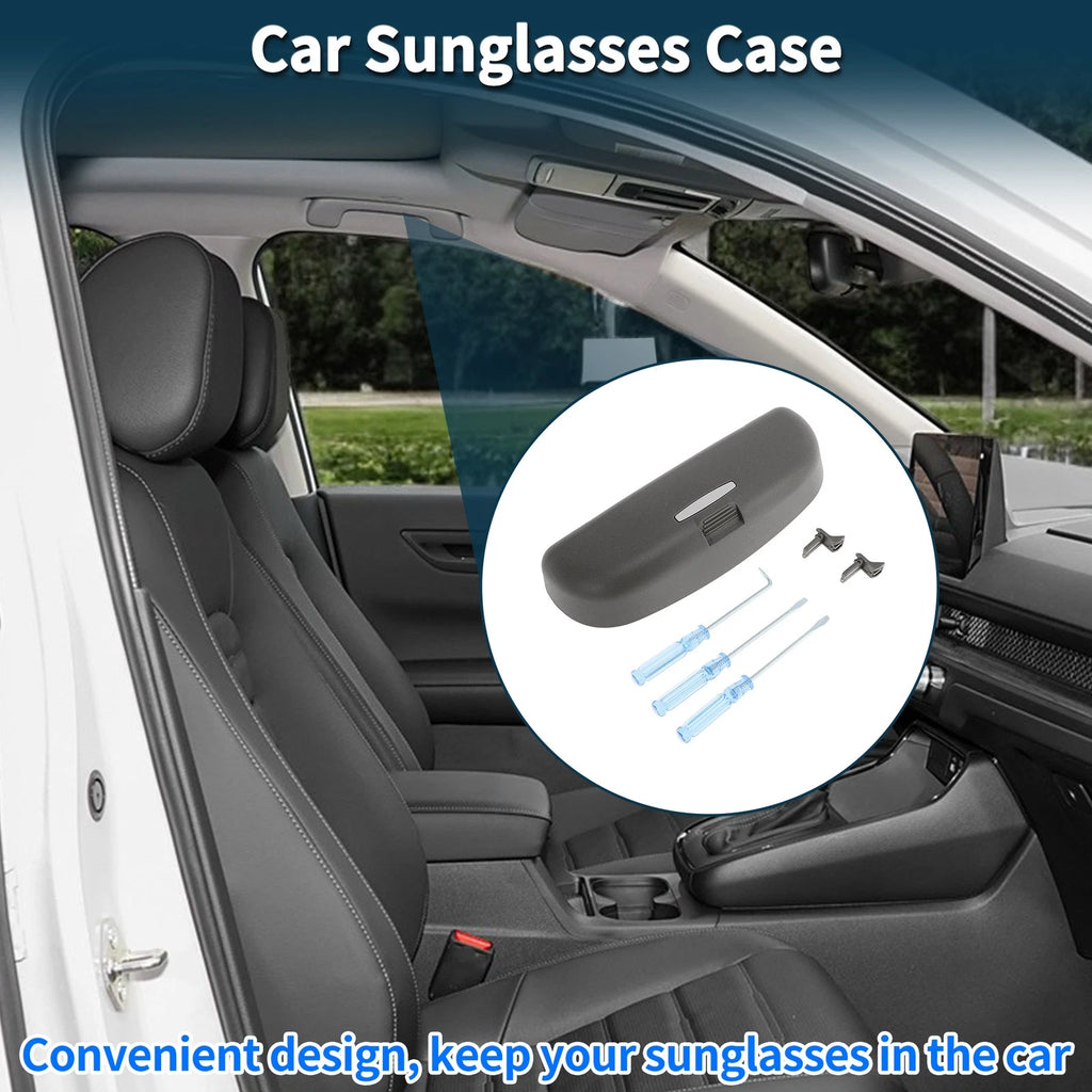 Sunglasses Case for Audi Q3 (2013–2021) Eyeglasses Holder Storage Box Dark Grey