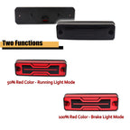 2X Smoke Red LED Taillights for Honda Pioneer 520 700 1000 (2014–2024)