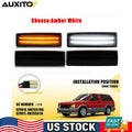 Smoked Amber White LED Front Side Marker Lights for Chevrolet S10 GMC Jimmy (1994–2004)