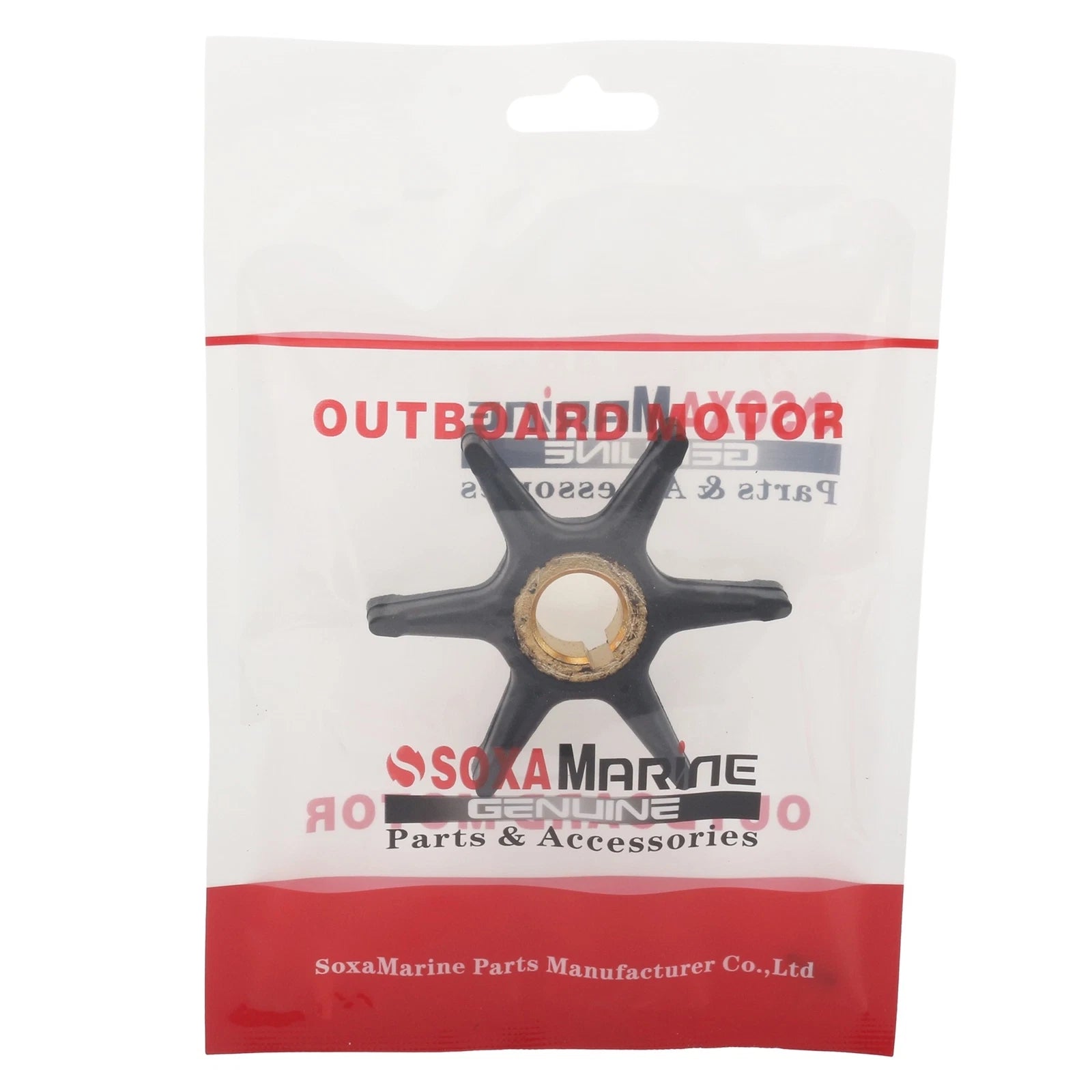 Outboard Water Pump Impeller & Pin for Evinrude Johnson 9.5 10 HP (1970–1990)
