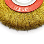 Heavy Duty Steel Wire Brush Wheel for Rust Removal (Choose Size)