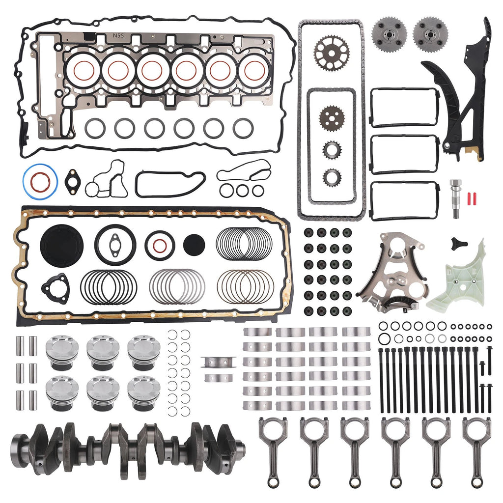 Complete Engine Overhaul Kit for BMW 335i 535i X3 X5 (2010–2019) N55 3.0L Turbo