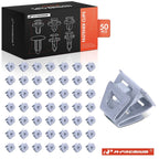 50x Push Nut Retainer Clips for Dodge Radiator Grille Panel 