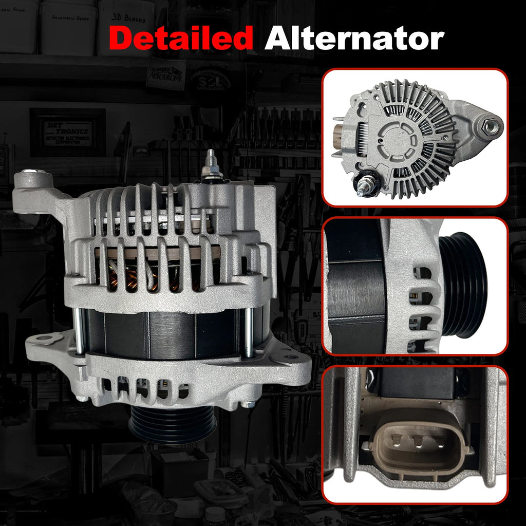 Alternator for Nissan GT-R (2009–2024) V6 3.8L 150A 7-Groove