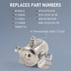 Heavy Duty 200A Solenoid Relay for Winch Marine (12V)