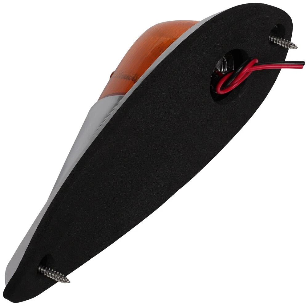 Teardrop Roof Light for Semi Trailer Truck (Universal, Amber)
