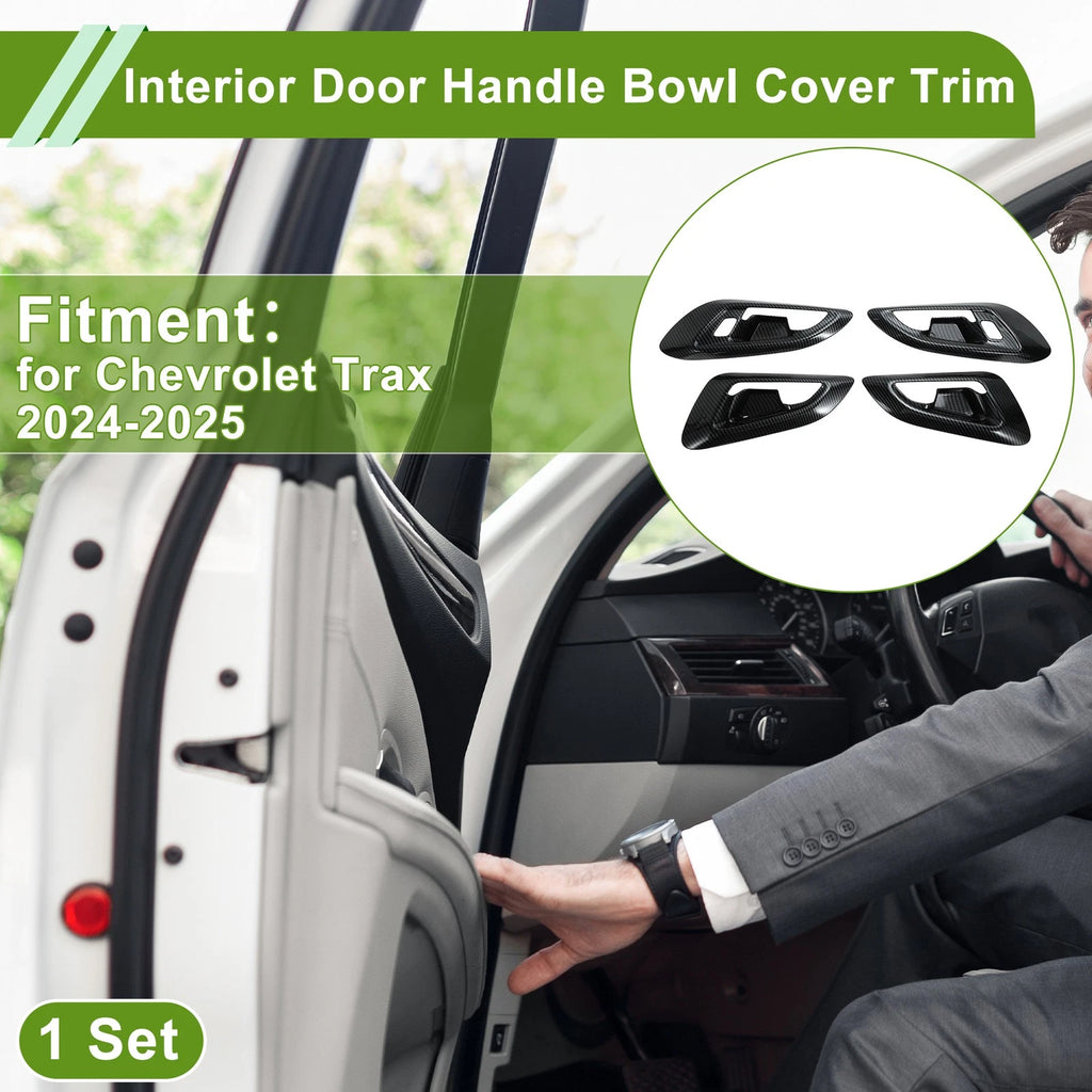 Set of 1 Interior Door Handle Bowl Cover Trim for Chevrolet Trax (2013–2020)
