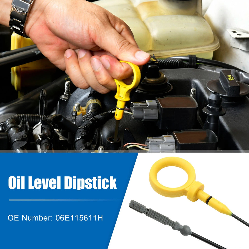 Engine Oil Fluid Level Dipstick for Audi A4 Quattro (2002–2008) 06E115611H