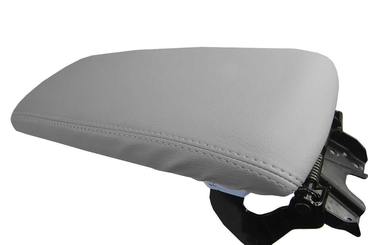 Leather Console Lid Pull Over Cover for Lexus ES350 (2013–2018) Gray