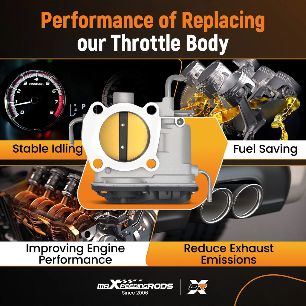 Throttle Body for Scion tC 2.4L (2005–2006), Toyota Camry, Highlander 22030-28040