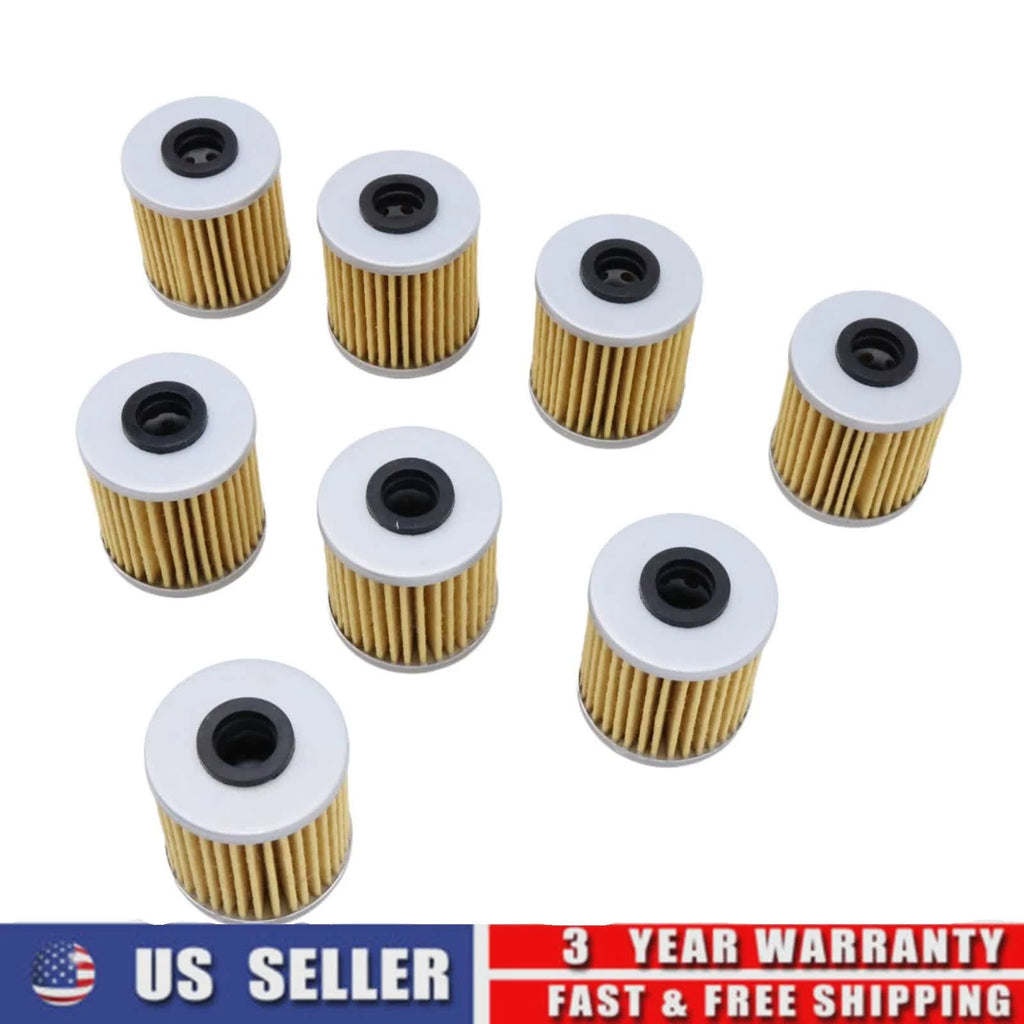 8Pcs Oil Filter for Kawasaki KX250 KX450 KX250F KX450F (2004–2023)