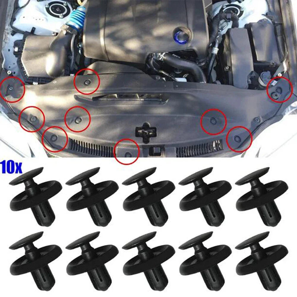 10 Pcs Engine Under Cover Clip Retainer Fasteners for Toyota Lexus
