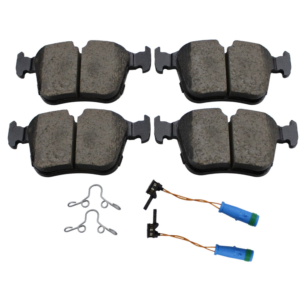 Set of 4 Akebono EURO Rear Ceramic Disc Brake Pads for Mercedes W205 (2015–2021)