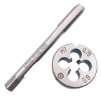 Set of 3 HSS Metalworking Taps 66mm Length Inserts for Manufacturing