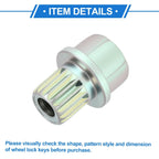 Wheel Lock Lug Nut for BMW Anti Theft Socket Adapter