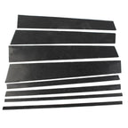 Exterior Door Window B Pillar Post Cover Trim for Toyota Land Cruiser (10-18)